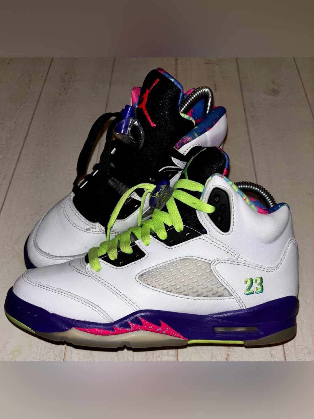 Air Jordan 5 Retro Alternate Bel-Air Ghost Green Mid Sneakers